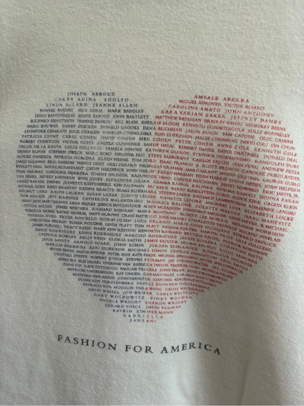 Vintage 2001 CFDA/VOGUE women’s Fashion for America tee size 2XL. Collectible - Picture 6 of 14